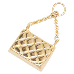 K18YG イエローゴールド バッグ かばん モチーフ ペンダントトップ レディース 【中古】