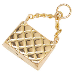 K18YG イエローゴールド バッグ かばん モチーフ ペンダントトップ レディース 【中古】