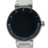 ルイ ヴィトン タンブール ホライゾン 腕時計 スマートウォッチ QA05.0 ブラック文字盤 ステンレススチール ラバー メンズ LOUIS VUITTON 【中古】