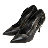 ルイ ヴィトン LVチェーン パンプス サイズ:36 BR0078 ブラック レザー レディース LOUIS VUITTON 【中古】