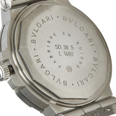 ブルガリ ディアゴノ スクーバ 腕時計 SD38S 自動巻き ブラック文字盤 ステンレススチール メンズ BVLGARI 【中古】