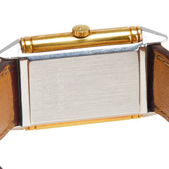 ジャガー ルクルト レベルソ 腕時計 141.001 5 手巻き ホワイト文字盤 K18YG イエローゴールド ステンレススチール レザー メンズ JAEGER-LECOULTRE 【中古】