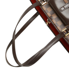 ルイ ヴィトン ダミエ マノスク トートバッグ N51121 ブラウン PVC レザー レディース LOUIS VUITTON 【中古】