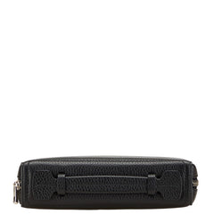 バリー セカンドバッグ トラベルケース ブラック レザー メンズ BALLY 【中古】