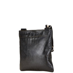 バリー トレインスポッティング 斜め掛け ショルダーバッグ ブラック レザー メンズ BALLY 【中古】