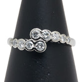 Pt900 プラチナ ダイヤ0.50ct リング 指輪 レディース 15.5号 【中古】