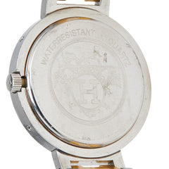 エルメス クリッパー 腕時計 クオーツ ホワイト文字盤 ステンレススチール メッキ メンズ HERMES 【中古】