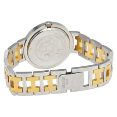 エルメス クリッパー 腕時計 クオーツ ホワイト文字盤 ステンレススチール メッキ メンズ HERMES 【中古】