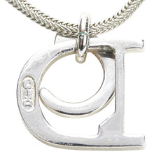 ディオール ラインストーン ネックレス シルバー メタル レディース Dior 【中古】