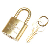 ルイ ヴィトン カデナ 南京錠 キー セット ゴールド メッキ レディース LOUIS VUITTON 【中古】