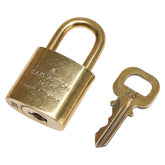 ルイ ヴィトン カデナ 南京錠 キー セット ゴールド メッキ レディース LOUIS VUITTON 【中古】