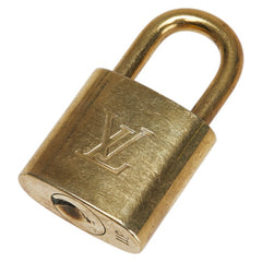 ルイ ヴィトン カデナ 南京錠 キー セット ゴールド メッキ レディース LOUIS VUITTON 【中古】