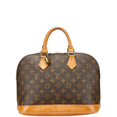 ルイ ヴィトン モノグラム アルマPM ハンドバッグ M51130 ブラウン PVC レザー レディース LOUIS VUITTON 【中古】