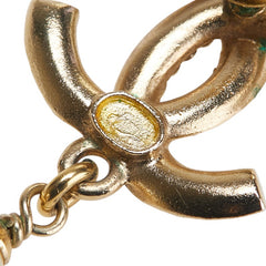 シャネル ココマーク ラインストーン ピアス 片耳のみ ゴールド メッキ フェイクパール レディース CHANEL 【中古】