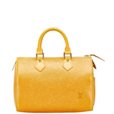 ルイ ヴィトン エピ スピーディ25 ハンドバッグ M43019 タッシリイエロー レザー レディース LOUIS VUITTON 【中古】