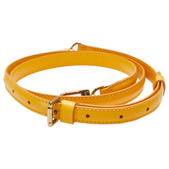 ルイ ヴィトン ショルダーストラップ イエロー レザー レディース LOUIS VUITTON 【中古】