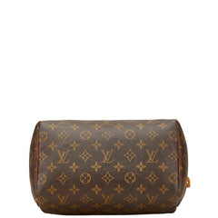 ルイ ヴィトン モノグラム スピーディ25 ミニボストンバッグ ハンドバッグ M41528 ブラウン PVC レザー レディース LOUIS VUITTON 【中古】