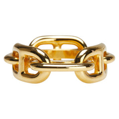 エルメス シェーヌダンクル スカーフリング ゴールド メッキ レディース HERMES 【中古】