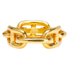 エルメス シェーヌダンクル スカーフリング ゴールド メッキ レディース HERMES 【中古】