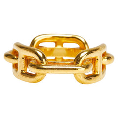 エルメス シェーヌダンクル スカーフリング ゴールド メッキ レディース HERMES 【中古】