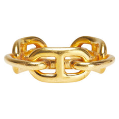 エルメス シェーヌダンクル スカーフリング ゴールド メッキ レディース HERMES 【中古】