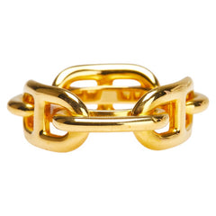 エルメス シェーヌダンクル スカーフリング ゴールド メッキ レディース HERMES 【中古】