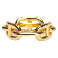 エルメス シェーヌダンクル スカーフリング ゴールド メッキ レディース HERMES 【中古】