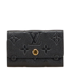 ルイ ヴィトン モノグラム アンプラント ミュルティクレ6 キーケース 6連 M64421 ノワール ブラック レザー レディース LOUIS VUITTON 【中古】