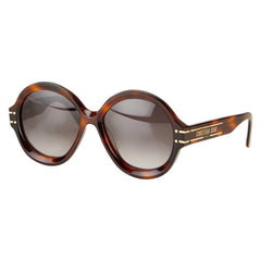 ディオール ディオール シグネチャー ラウンド サングラス ブラウン プラスチック レディース Dior 【中古】