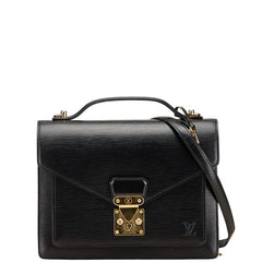 ルイ ヴィトン エピ モンソー ハンドバッグ ショルダーバッグ 2WAY M52792 ノワール ブラック レザー レディース LOUIS VUITTON 【中古】