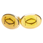 カルティエ マストライン カフス ゴールド メッキ メンズ CARTIER 【中古】