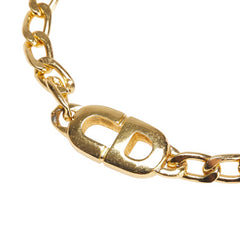 ディオール CDロゴ チェーン ブレスレット ゴールド メッキ レディース Dior 【中古】