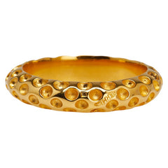 エルメス ドット モチーフ スカーフリング ゴールド メッキ レディース HERMES 【中古】