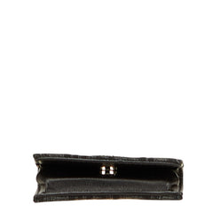 ディオール オブリーク コインケース 小銭入れ ブラック キャンバス レザー レディース Dior 【中古】