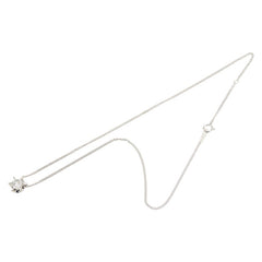 Pt900 プラチナ Pt850 プラチナ ダイヤ1.026ct プチ ネックレス レディース 【中古】