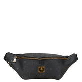 エム シー エム ヴィセトス ロゴグラム ボディバッグ ブラック PVC レザー レディース MCM 【中古】