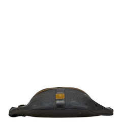 エム シー エム ヴィセトス ロゴグラム ボディバッグ ブラック PVC レザー レディース MCM 【中古】