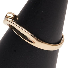 K18YG イエローゴールド ダイヤ0.10ct 1P リング 指輪 レディース 12.5号 【中古】