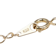 K10YG イエローゴールド キュービックジルコニア ブレスレット レディース 【中古】