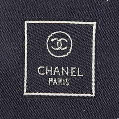 シャネル ココマーク スター 流れ星 ネクタイ ネイビー シルク ポリエステル メンズ CHANEL 【中古】