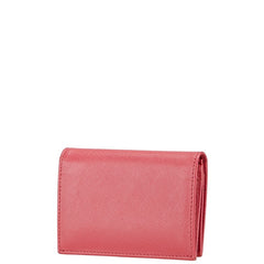 プラダ カードケース 名刺入れ ピンク レザー レディース PRADA 【中古】
