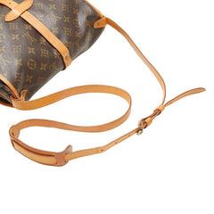 ルイ ヴィトン モノグラム ソミュールMM 斜め掛け ショルダーバッグ M40710 ブラウン PVC レザー レディース LOUIS VUITTON 【中古】