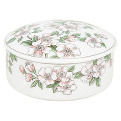 ティファニー ボンボニエール 花 桜 モチーフ 菓子器 小物入れ アクセサリーケース ホワイト ピンク マルチカラー 陶器 レディース TIFFANY&Co. 【中古】