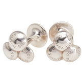 ルイ ヴィトン ブトン ドゥ マンシェット モチーフ ブーケドクルー カフス カフリンクス M30566 SV925 シルバー メンズ LOUIS VUITTON 【中古】