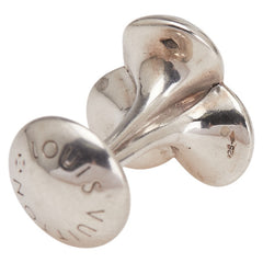 ルイ ヴィトン ブトン ドゥ マンシェット モチーフ ブーケドクルー カフス カフリンクス M30566 SV925 シルバー メンズ LOUIS VUITTON 【中古】