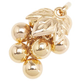 K18YG イエローゴールド ぶどう 葡萄 モチーフ ペンダントトップ レディース 【中古】