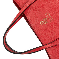 グッチ チルドレンズ スウィング ミニトート ハンドバッグ 355640 レッド ピンク レザー レディース GUCCI 【中古】