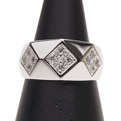 K18WG ホワイトゴールド ダイヤ0.25ct リング 指輪 レディース 11号 【中古】