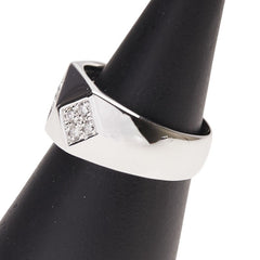 K18WG ホワイトゴールド ダイヤ0.25ct リング 指輪 レディース 11号 【中古】