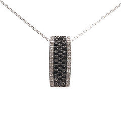 K18WG ホワイトゴールド ダイヤ0.33ct ペンダントネックレス レディース 【中古】